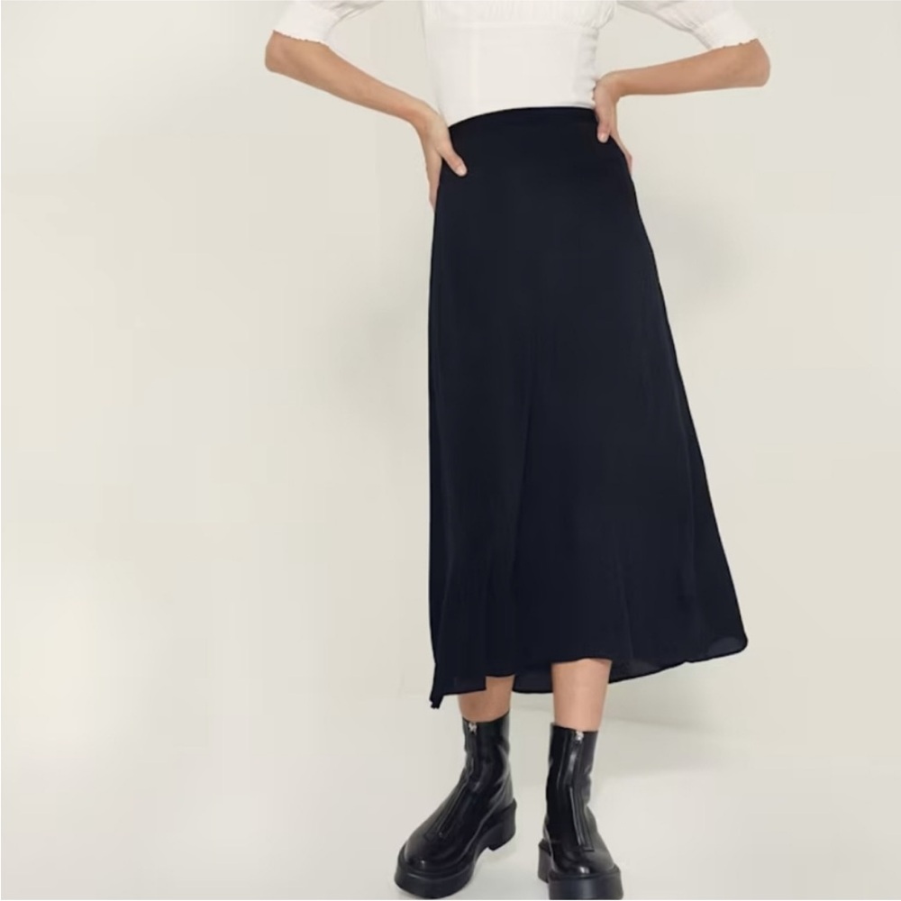 Wilfred Maxi Black Skirt